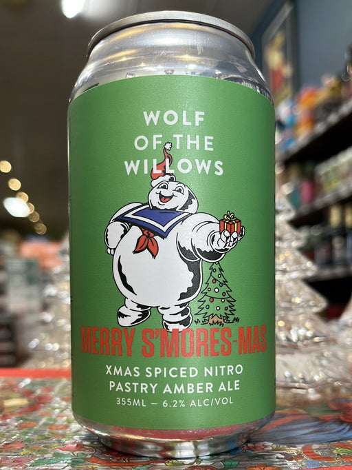 Wolf Of The Willows Merry S'Mores-Mas Xmas Amber Ale 355ml Can