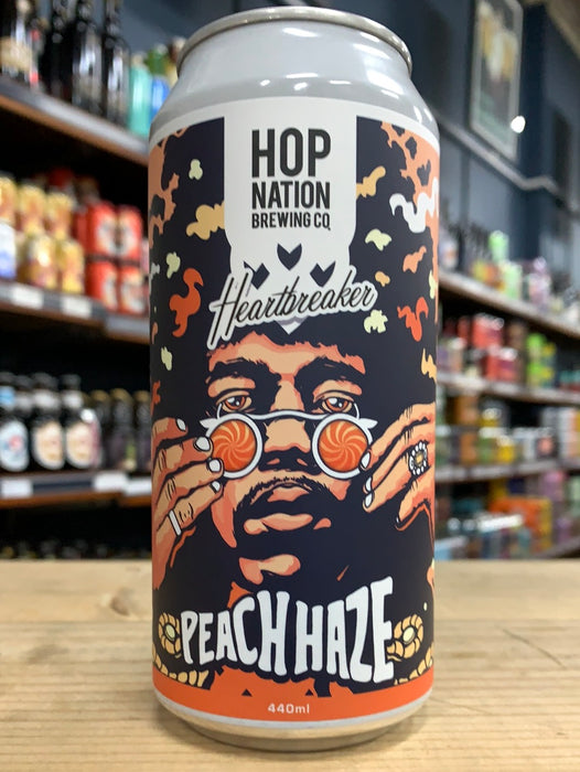 Hop Nation Heartbreaker Peach Haze Pale Ale 440ml Can