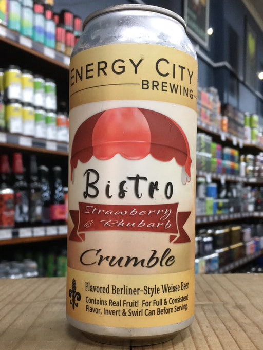 Energy City Bistro Strawberry & Rhubarb Crumble Pastry Sour 473ml Can