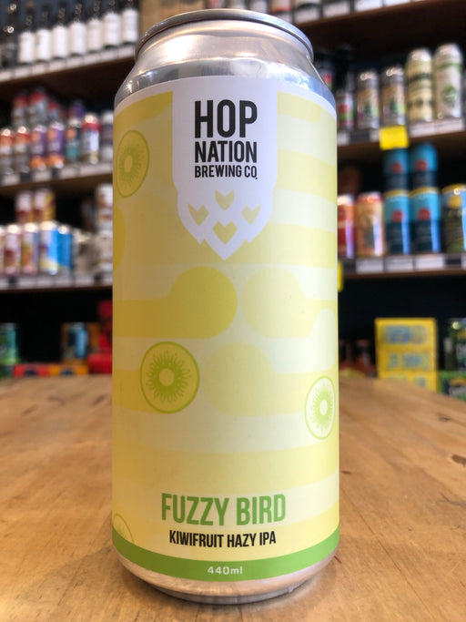Hop Nation Fuzzy Bird Kiwifruit Hazy IPA 440ml Can