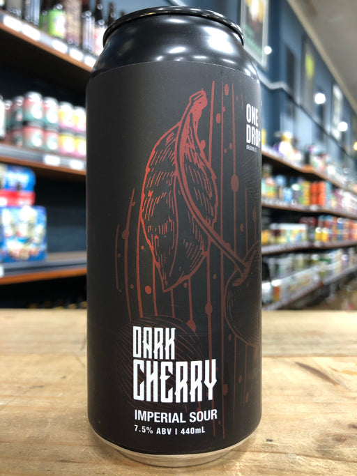One Drop Dark Cherry Imperial Sour 440ml Can