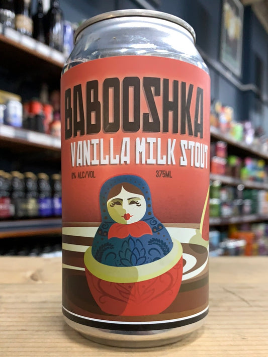 Hargreaves Hill Babooshka Vanilla Milk Stout 375ml Can