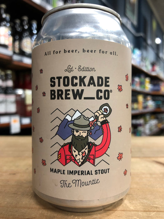 Stockade The Mountie Maple Imperial Stout 330ml Can