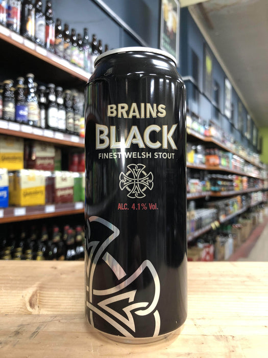 Brains Black Stout 440ml Can - Purvis Beer