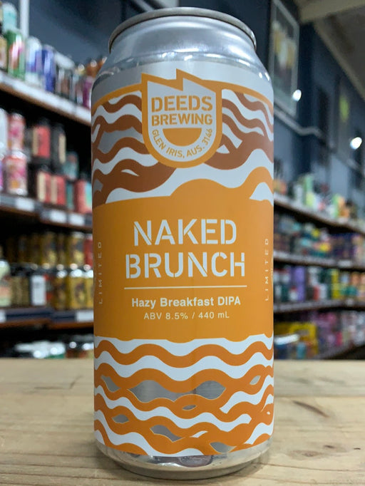 Deeds Naked Brunch Hazy Breakfast DIPA 440ml Can