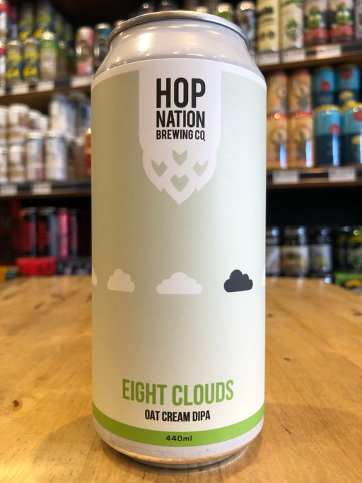Hop Nation Eight Clouds Oat Cream DIPA 440ml Can