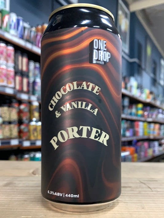 One Drop Choc Vanilla Porter 440ml Can