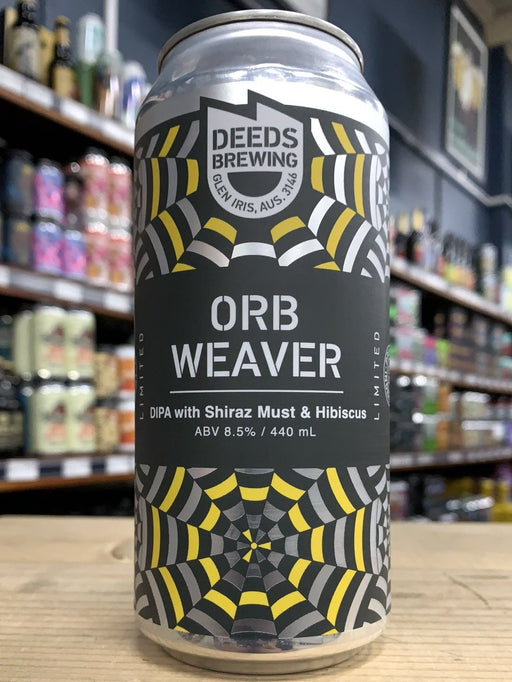Deeds Orb Weaver DIPA with Shiraz Must and Hibiscus 440ml Can