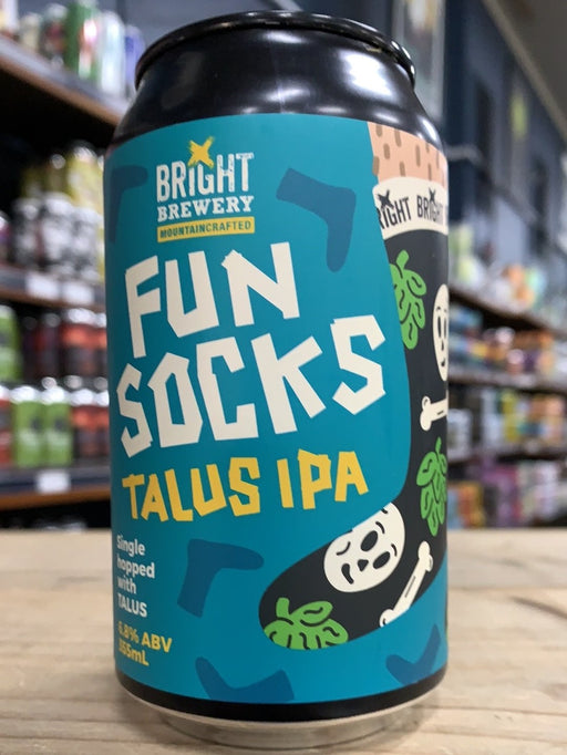 Bright Brewery Fun Socks Talus IPA 355ml Can