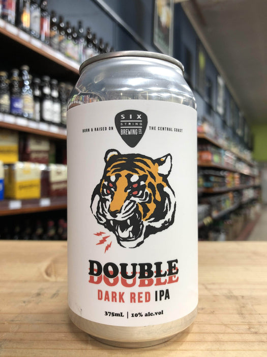 Six String Double Dark Red IPA 375ml Can