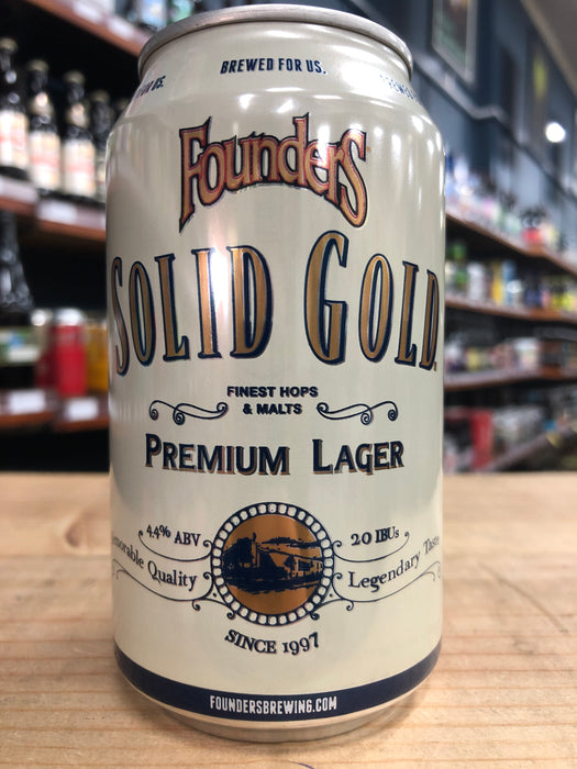 Founders Solid Gold Premium Lager 355ml Can