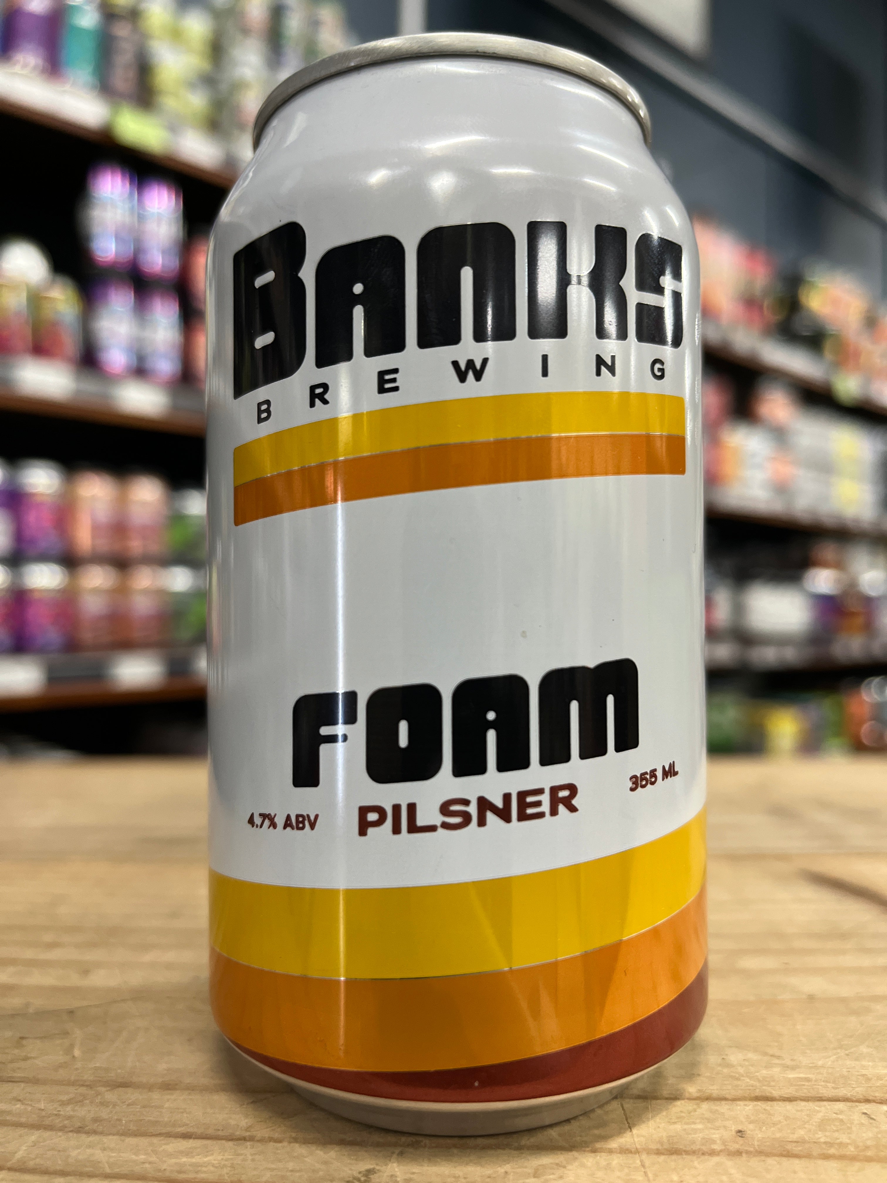 Mr Banks Foam Pilsner 355ml Can Mr Banks Foam Pilsner 355ml Can