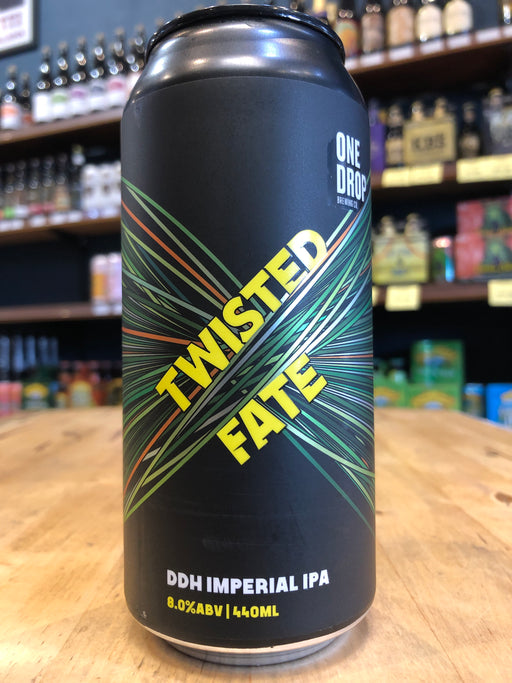 One Drop Twisted Fate DDH Imperial IPA 440ml Can