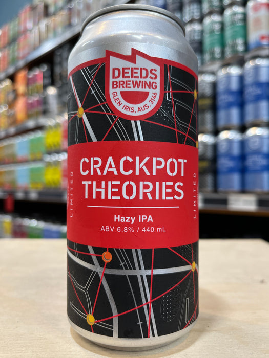 Deeds Crackpot Theories Hazy IPA 440ml Can