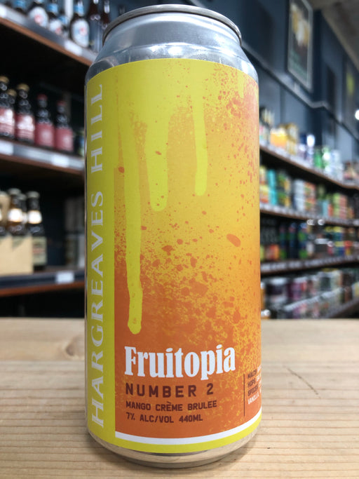 Hargreaves Hill Fruitopia Number 2 – Mango Crème Brulee 440ml Can