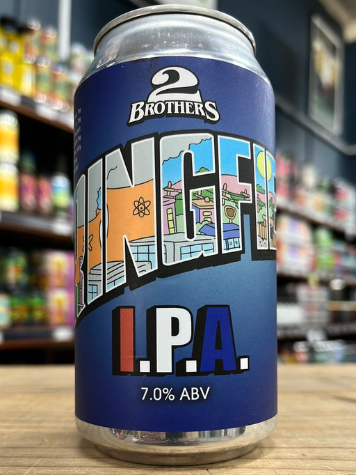 2 Brothers Welcome To Springfield IPA 375ml Can
