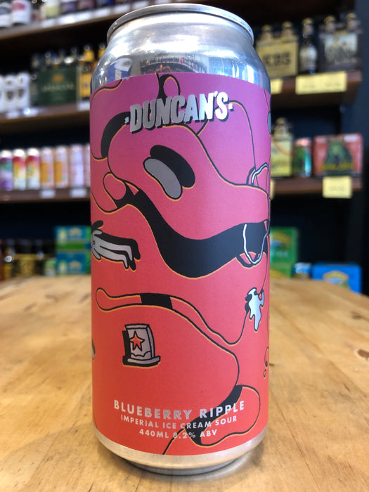 Duncan's Blueberry Ripple Ice Cream Sour 440ml Can