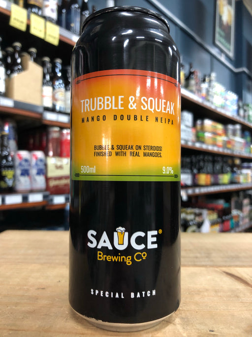 Sauce Trubble & Squeak Mango Double NEIPA 500ml Can