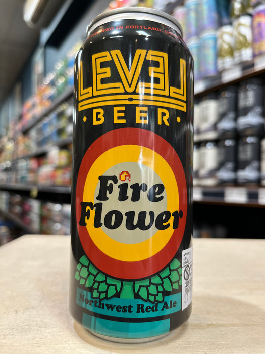 Level Beer Fire Flower Red Ale 473ml Can