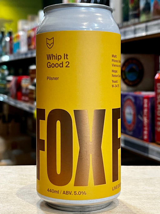 Fox Friday Whip It Good 2 Pilsner 440ml Can Single