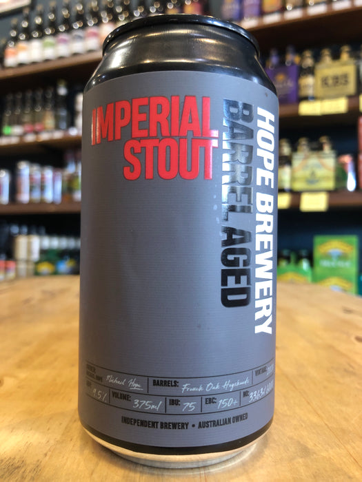 Hope Barrel Aged Imperial Stout 375ml Can