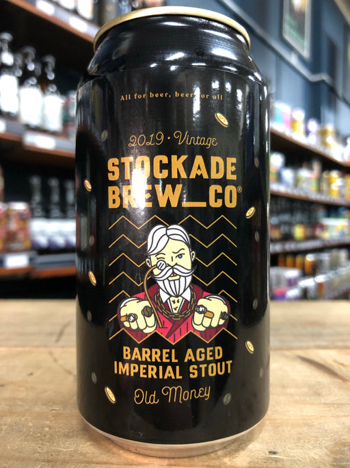 Stockade Old Money Barrel-Aged Imperial Stout 375ml Can