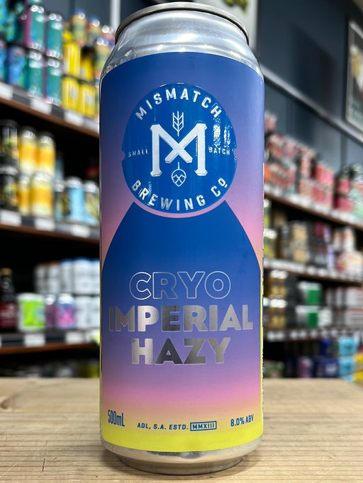 Mismatch Cryo Imperial Hazy IPA 500ml Can