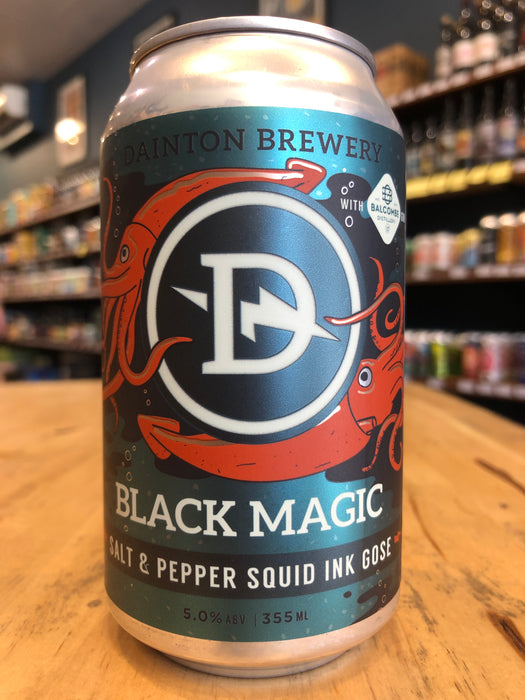 Dainton Black Magic Salt & Pepper Squid Ink Gose 355ml Can