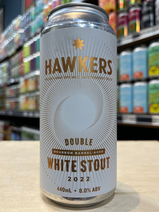 Hawkers Double BBA White Stout 2022 440ml Can
