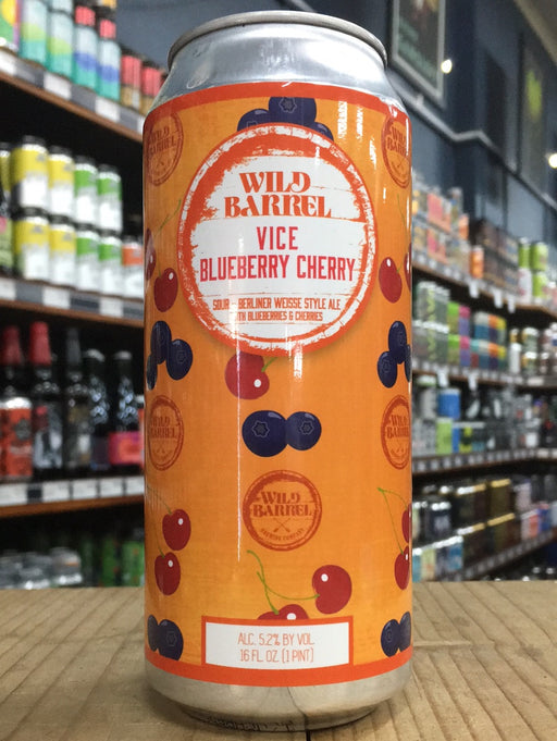 Wild Barrel Vice Blueberry Cherry Sour 473ml Can