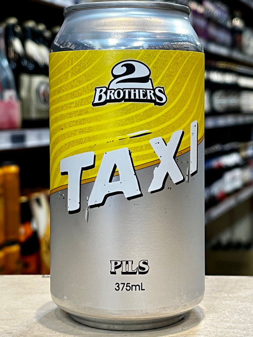 2 Brothers Taxi Pilsner 375ml Can