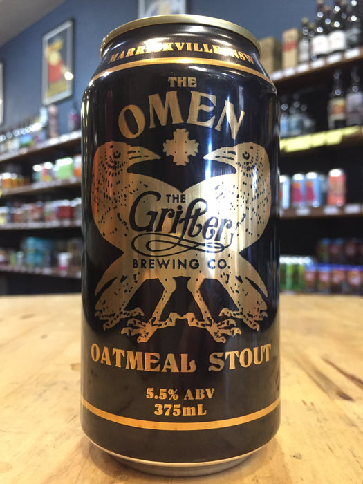 The Grifter The Omen Oatmeal Stout 375ml Can