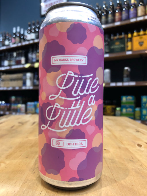 Mr Banks Live A Little: DDH Hazy Double IPA 500ml Can