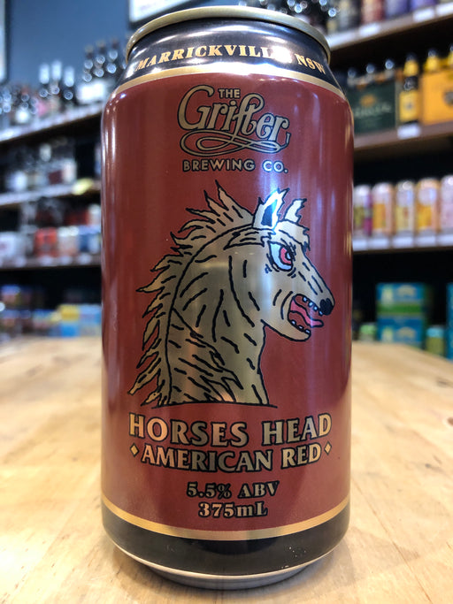 The Grifter Horses Head Red 375ml Can