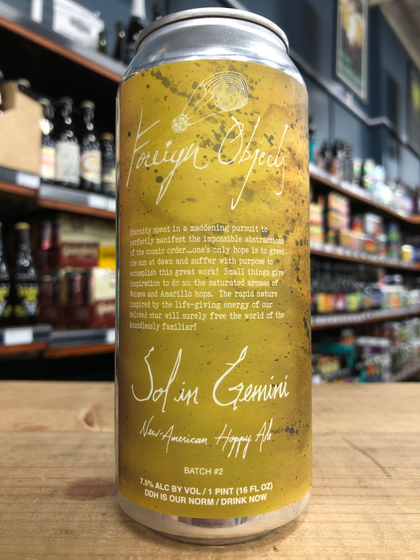 Foreign Objects Sol in Gemini 473ml Can