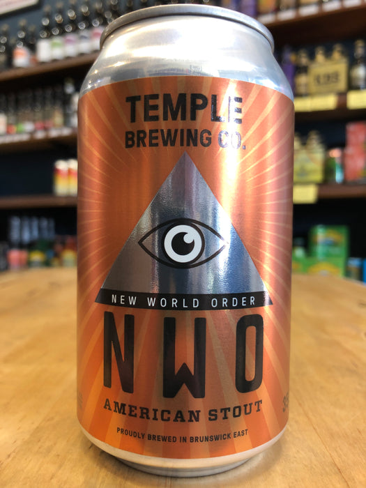 Temple New World Order Stout 355ml Can