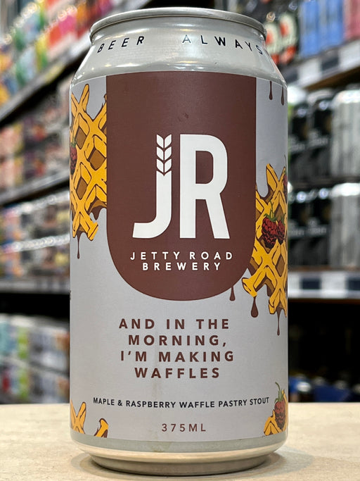 Jetty Road In The Morning, I'm Making Waffles Maple Raspberry Stout 375ml Can