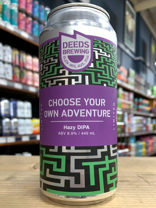 Deeds Choose Your Own Adventure Hazy DIPA 440ml Can