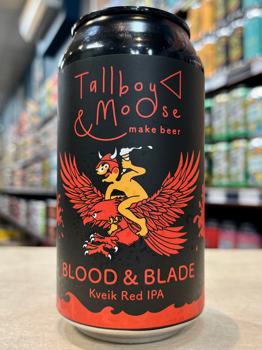 Tallboy & Moose Blood & Blade Kveik Red IPA 375ml Can