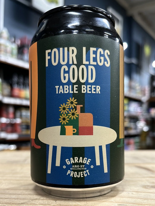 Garage Project Four Legs Good Table Beer 330ml Can