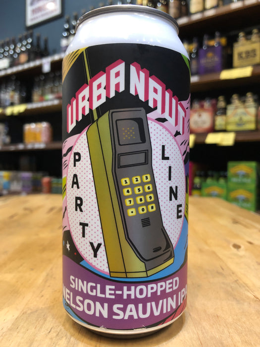 Urbanaut Party Line Single-Hopped Nelson Sauvin IPA 440ml Can