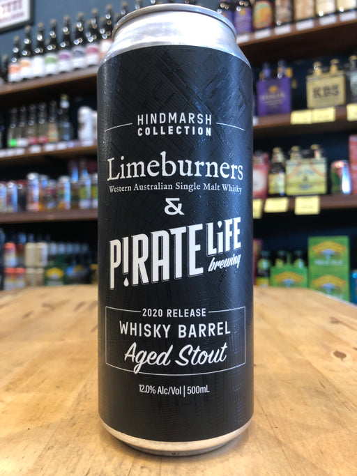 Pirate Life & Limeburners Whisky Barrel Aged Stout 2020 500ml Can
