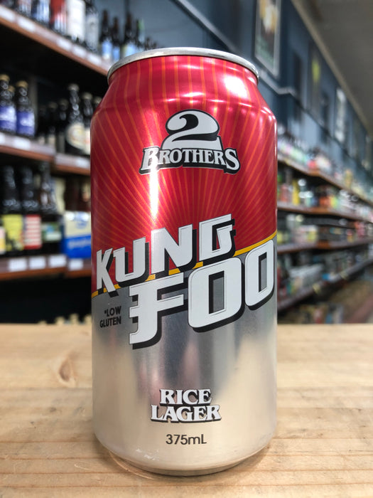2 Brothers Kung Foo Rice Lager 375ml Can