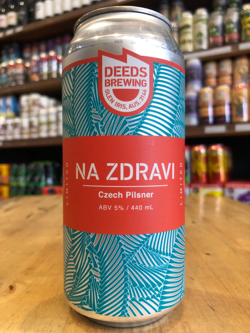 Deeds Na Zdravi Czech Pilsner 440ml Can