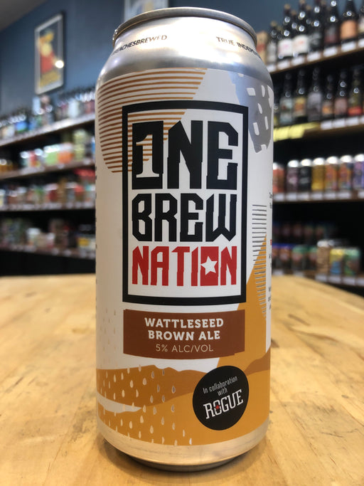 One Brew Nation Wattleseed Brown 440ml Can