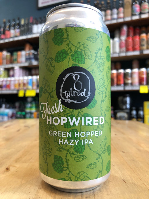 8 Wired Fresh Hopwired Green Hopped Hazy IPA 440ml Can