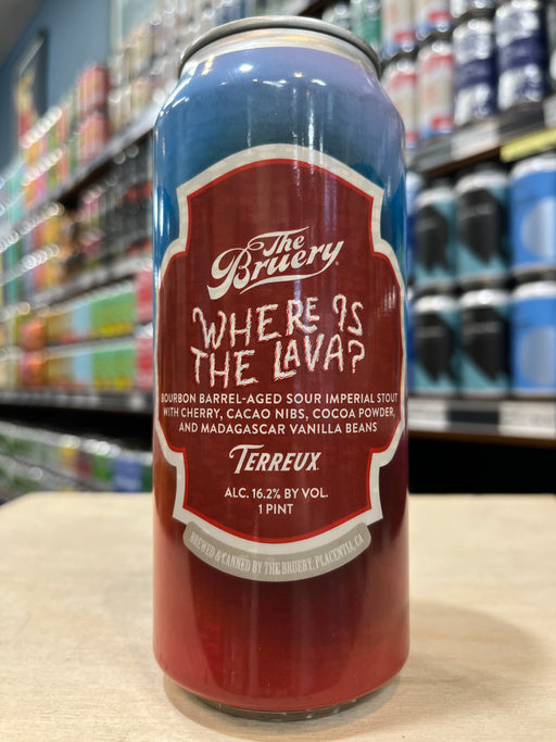 The Bruery Where Is The Lava? BBA Sour Imperial Stout 473ml Can
