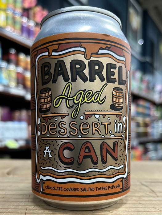 Amundsen Barrel Aged Dessert In A Can Chocolate Covered Salted Toffee Popcorn 330ml Can