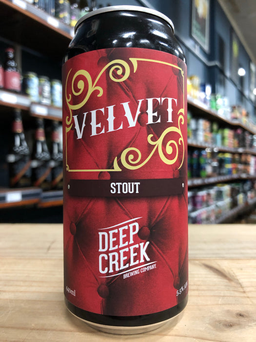 Deep Creek Velvet Stout 440ml Can