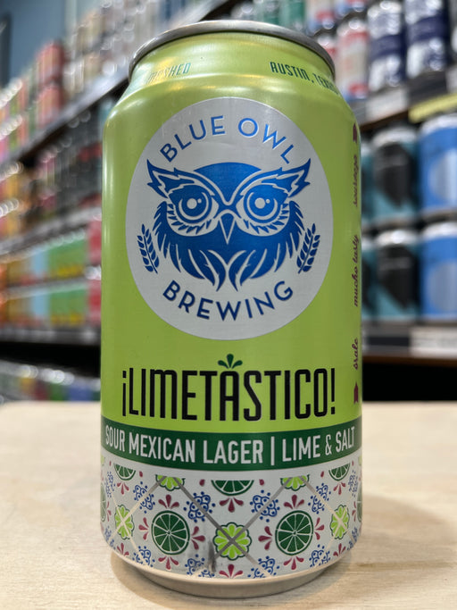 Blue Owl ¡Limetastico! Sour Mexican Lager 355ml Can